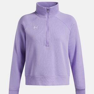 Under Armour Women's Purple Half-Zip Sweatshirt